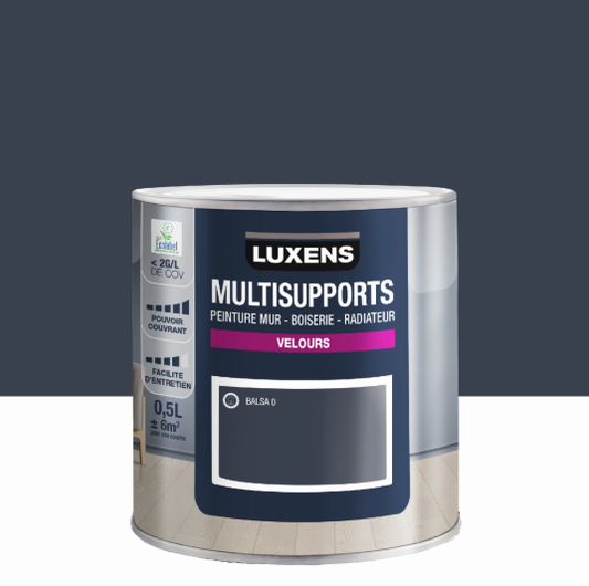 Peinture mur, boiserie, radiateur balsa 0 velours LUXENS , 0.5L
