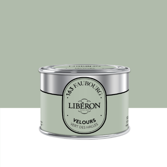 Testeur peinture mur, bois vert des halles velours LIBÉRON 163 faubourg 0.125l