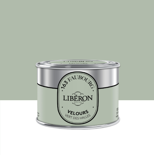 Testeur peinture mur, bois vert des halles velours LIBÉRON 163 faubourg 0.125l