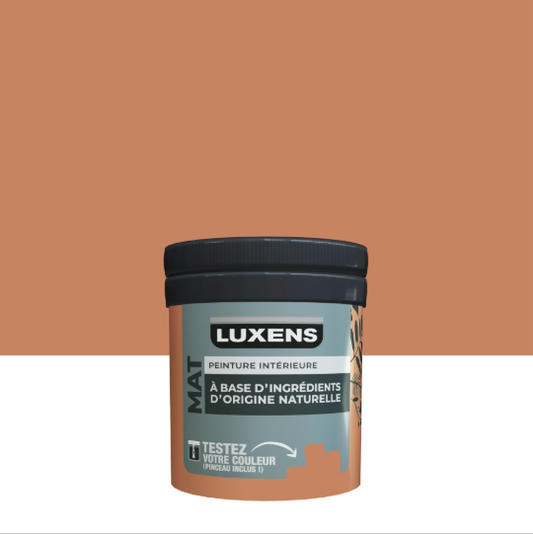 Peinture mur, boiserie cotta 4 mat LUXENS Biosourcée 75ml