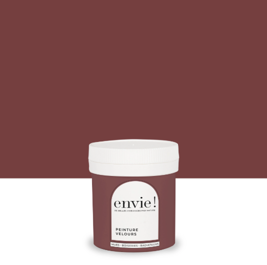 Testeur peinture mur, boiserie, radiateur rouge cepage velours ENVIE Biosourcée
