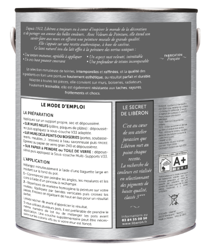 Testeur peinture mur, bois brique provençale LIBÉRON Velours de peinture® 0.125l