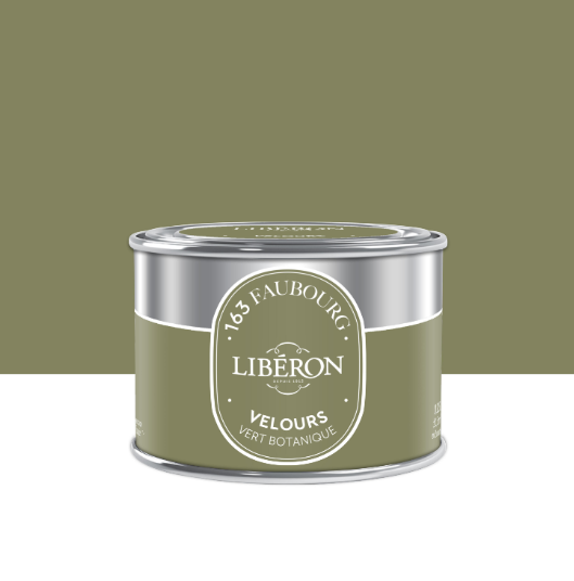 Testeur peinture mur, bois vert botanique velours LIBÉRON 163 faubourg 0.125l