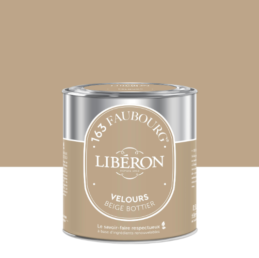 Peinture mur, boiserie beige bottier velours LIBÉRON 163 faubourg 0.5L