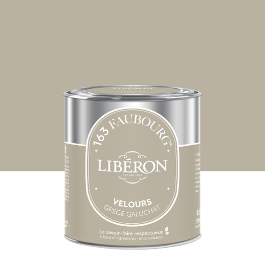 Peinture mur, boiserie grège galuchat velours LIBÉRON 163 faubourg 0.5L