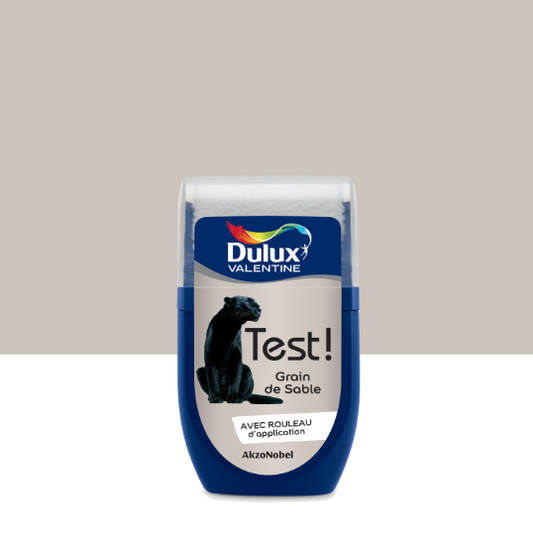 Peinture mur grain de sable satin DULUX VALENTINE Crème de couleur 0.03L