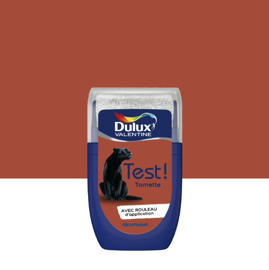 Peinture mur, bois tomette satin DULUX VALENTINE Crème de couleur 0.03l