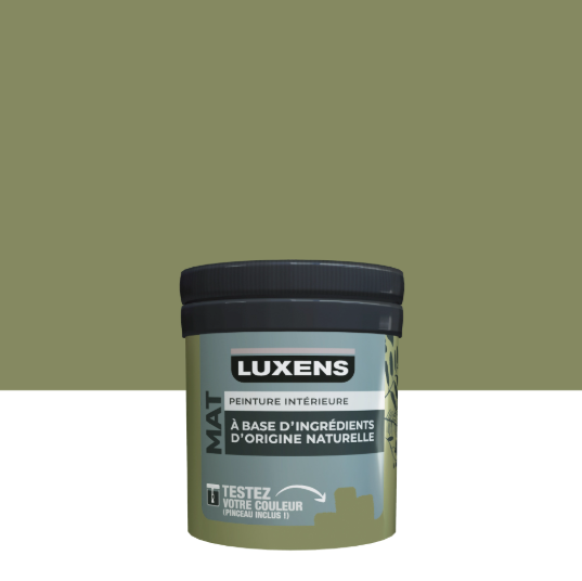 Peinture mur, boiserie wake 3 mat LUXENS Biosourcée 75ml