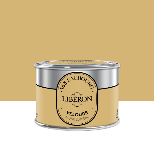 Peinture mur, boiserie jaune lumière velours LIBÉRON 163 faubourg 125ml