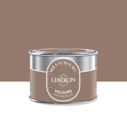 Peinture mur, boiserie brun bateleur velours LIBÉRON 163 faubourg 125ml