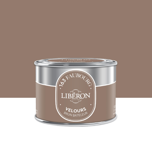 Peinture mur, boiserie brun bateleur velours LIBÉRON 163 faubourg 125ml