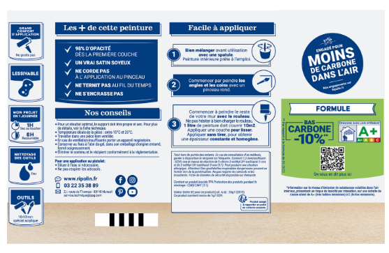 Peinture mur, boiserie, radiateur rose jabadao satiné RIPOLIN Intérieur 0.5l