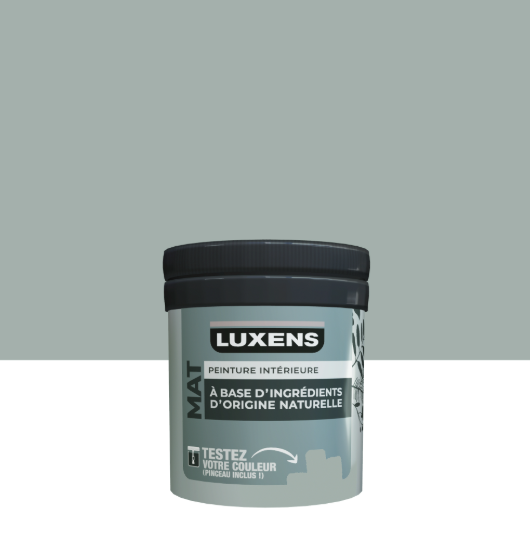 Peinture mur, boiserie sage 4 mat LUXENS Biosourcée 75ml