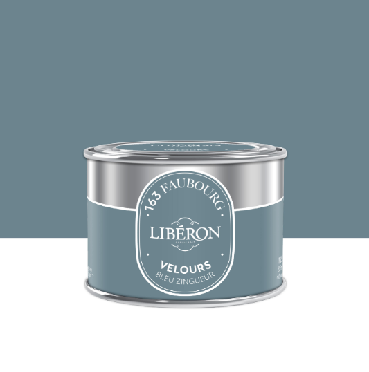 Peinture mur, boiserie bleu zingueur velours LIBÉRON 163 faubourg 125ml