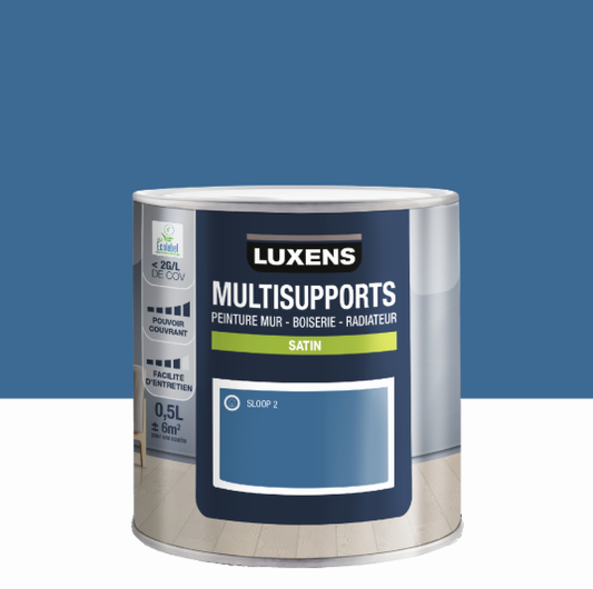 Peinture mur, boiserie, radiateur sloop 2 satin LUXENS , 0.5L