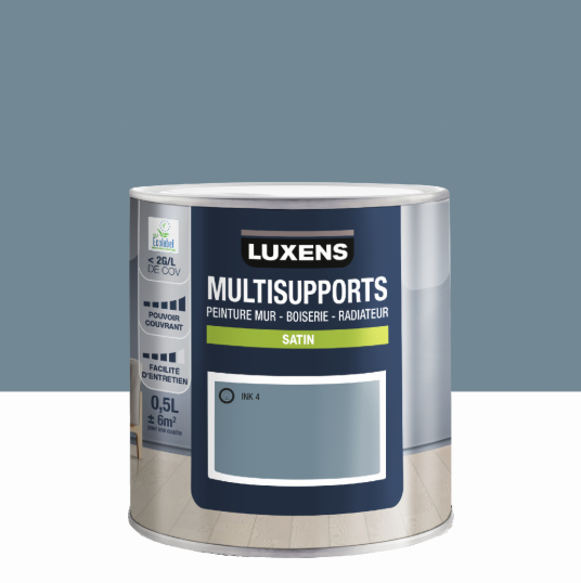 Peinture mur, boiserie, radiateur ink 4 satin LUXENS , 0.5L