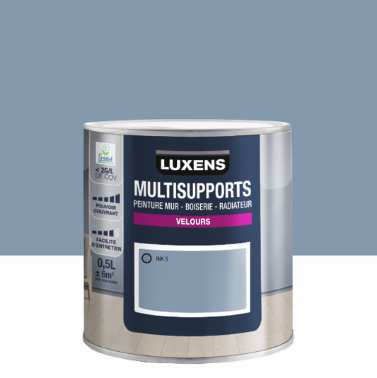 Peinture mur, boiserie, radiateur ink 5 velours LUXENS , 0.5L