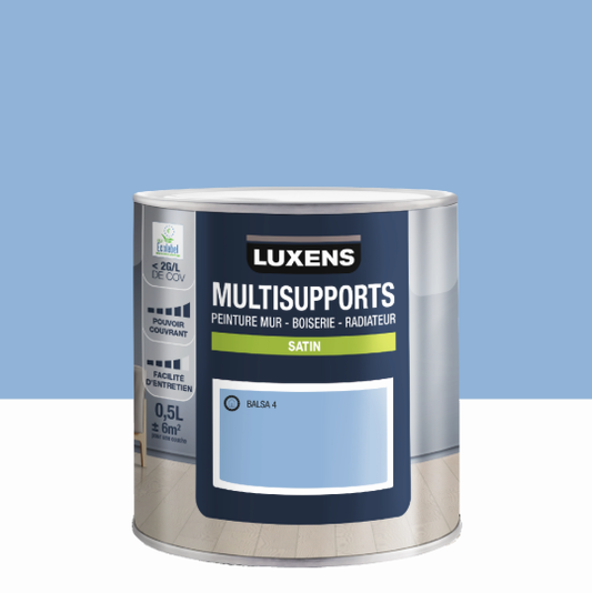 Peinture mur, boiserie, radiateur balsa 4 satin LUXENS , 0.5L