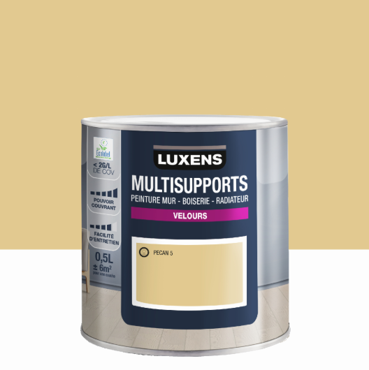 Peinture mur, boiserie, radiateur pecan 5 velours LUXENS , 0.5L