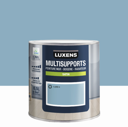 Peinture mur, boiserie, radiateur fjord 4 satin LUXENS , 0.5L