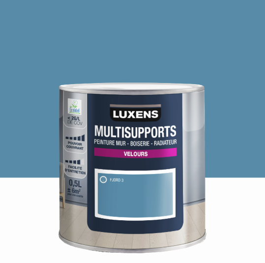 Peinture mur, boiserie, radiateur fjord 3 velours LUXENS , 0.5L