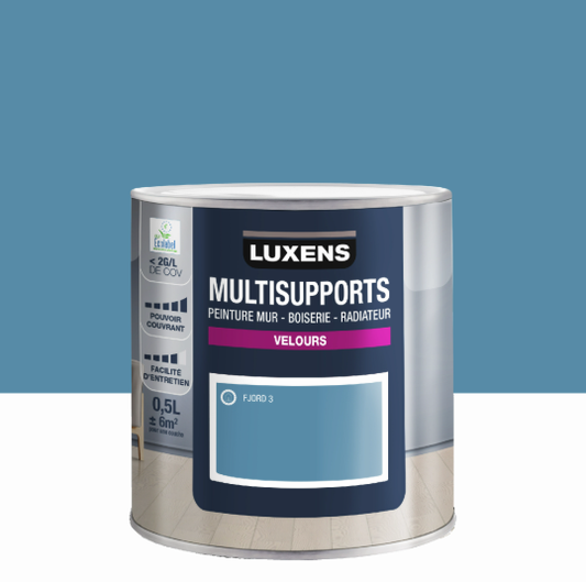 Peinture mur, boiserie, radiateur fjord 3 velours LUXENS , 0.5L