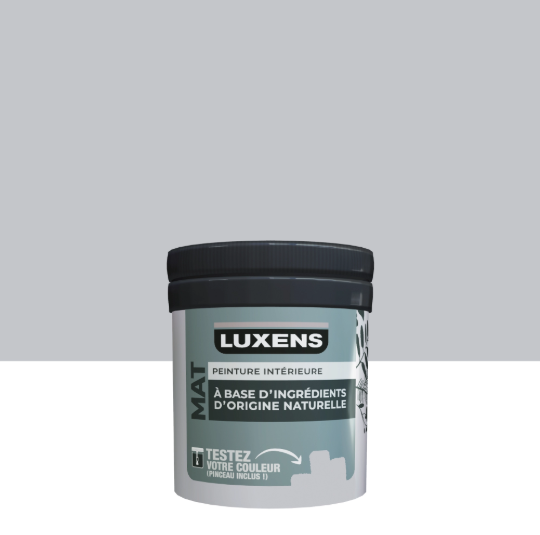 Peinture mur, boiserie granit 5 mat LUXENS Biosourcée 75ml