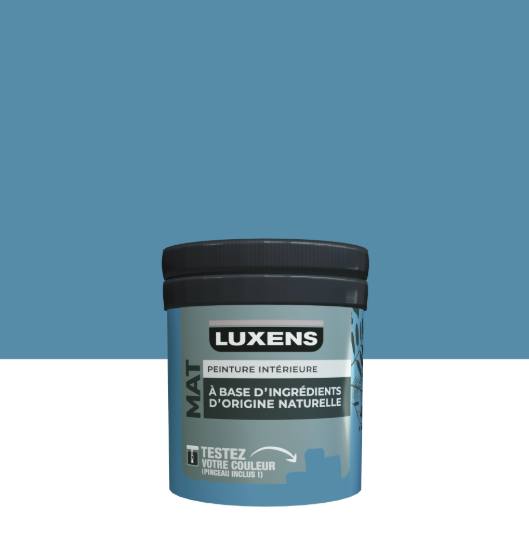 Peinture mur, boiserie fjord 3 mat LUXENS Biosourcée 75ml