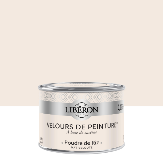 Testeur peinture mur, boiserie poudre de riz LIBÉRON Velours de peinture® 0.125l