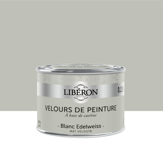 Testeur peinture mur, bois blanc edelweiss LIBÉRON Velours de peinture® 0.125l