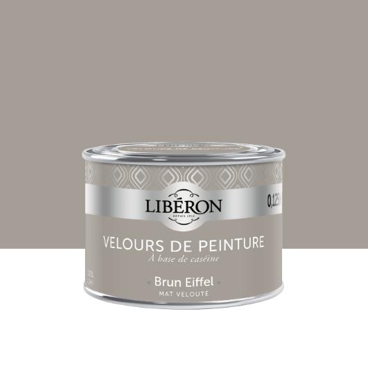 Testeur peinture mur, boiserie brun eiffel LIBÉRON Velours de peinture® 0.125l