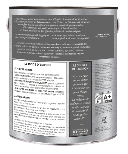Testeur peinture mur, bois rose bagatelle LIBÉRON Velours de peinture® 0.125l