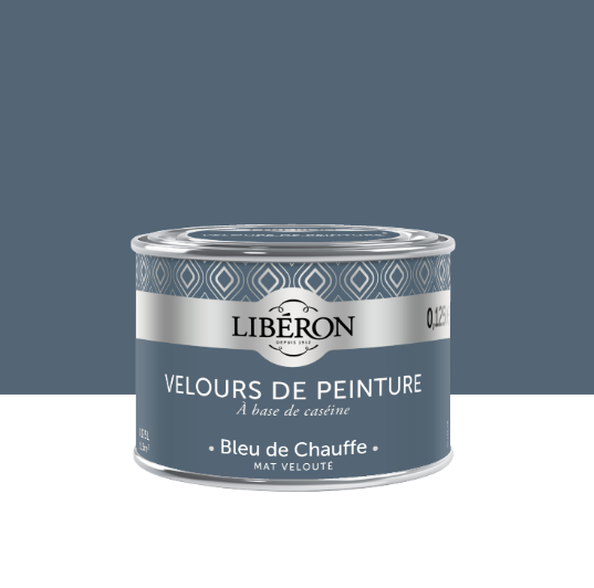 Testeur peinture mur, bois bleu de chauffe LIBÉRON Velours de peinture® 0.125l