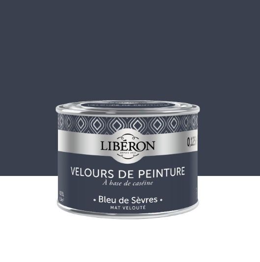 Testeur peinture mur, bois bleu de sèvres LIBÉRON Velours de peinture® 0.125l