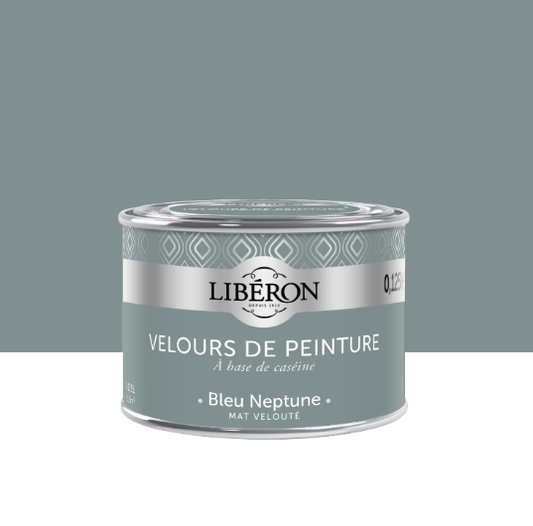 Testeur peinture mur, boiserie bleu neptune LIBÉRON Velours de peinture® 0.125l