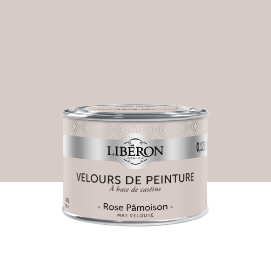 Testeur peinture mur, boiserie rose pâmoison LIBÉRON Velours de peinture® 0.125l