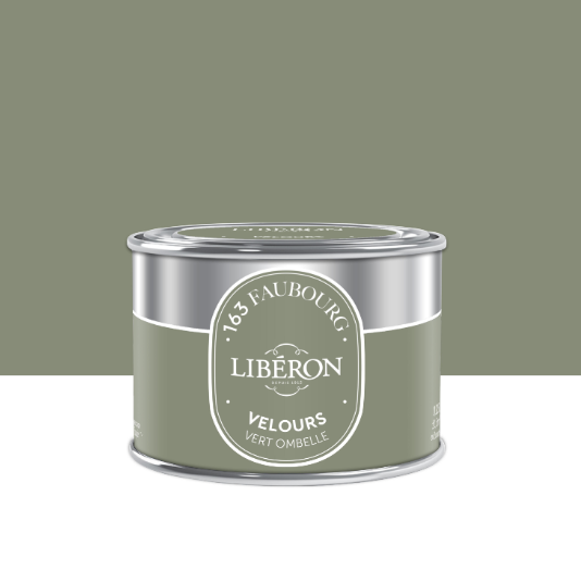 Peinture mur, boiserie vert ombelle velours LIBÉRON 163 faubourg 125ml