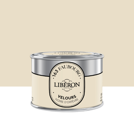 Testeur peinture mur, bois ivoire d'orfèvre velours LIBÉRON 163 faubourg 0.125l