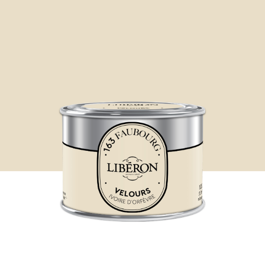 Testeur peinture mur, bois ivoire d'orfèvre velours LIBÉRON 163 faubourg 0.125l
