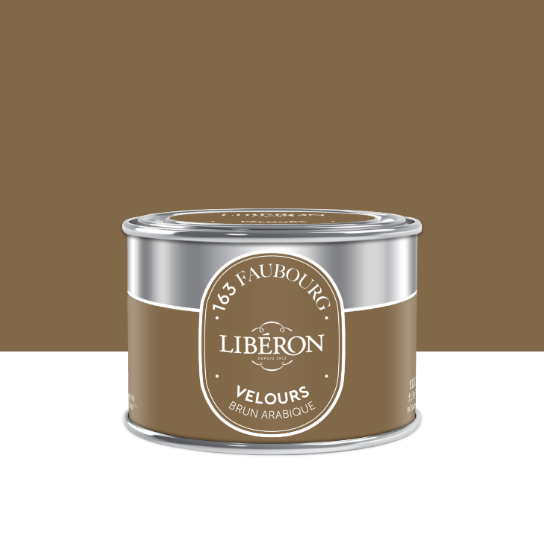 Peinture mur, boiserie brun arabique velours LIBÉRON 163 faubourg 125ml