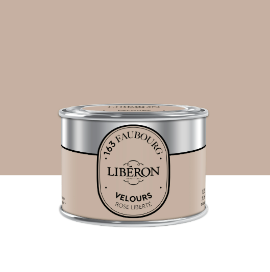 Peinture mur, boiserie rose liberté velours LIBÉRON 163 faubourg 125ml