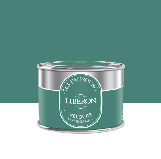 Peinture mur, boiserie vert emeraude velours LIBÉRON 163 faubourg 125ml