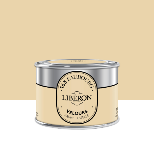 Testeur peinture mur, bois jaune tesselle velours LIBÉRON 163 faubourg 0.125l