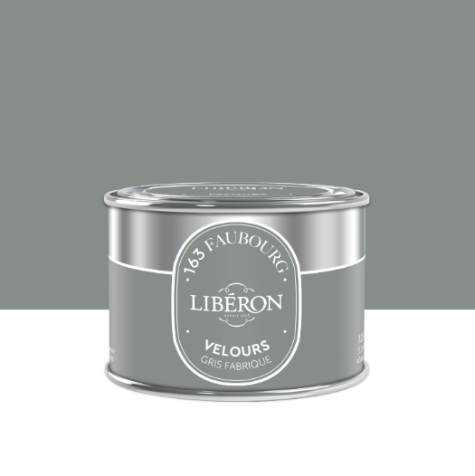 Peinture mur, boiserie gris fabrique velours LIBÉRON 163 faubourg 125ml