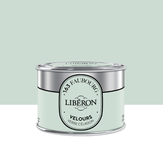 Peinture mur, boiserie vert celadon velours LIBÉRON 163 fauboug 125ml