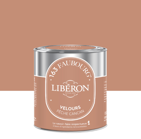 Peinture mur, boiserie pêche cancan velours LIBÉRON 163 faubourg 0.5L