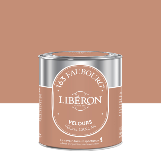 Peinture mur, boiserie pêche cancan velours LIBÉRON 163 faubourg 0.5L