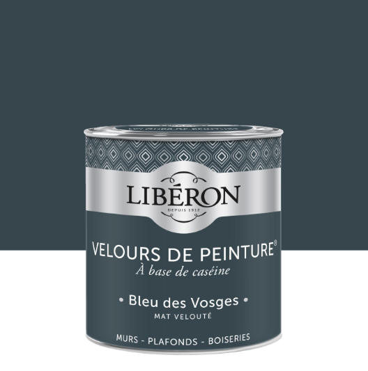 Peinture mur et plafond bleu des vosges velours LIBÉRON Velours de peinture® 0.5