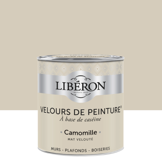 Peinture mur et plafond camomille velours LIBÉRON Velours de peinture® 0.5L