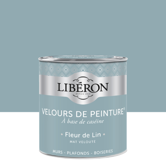 Peinture mur et plafond fleur de lin velours LIBÉRON Velours de peinture® 0.5L